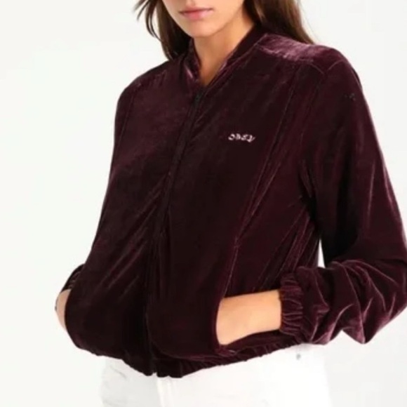 OBEY Sabre Velvet Bomber Jacket - Picture 5 of 12